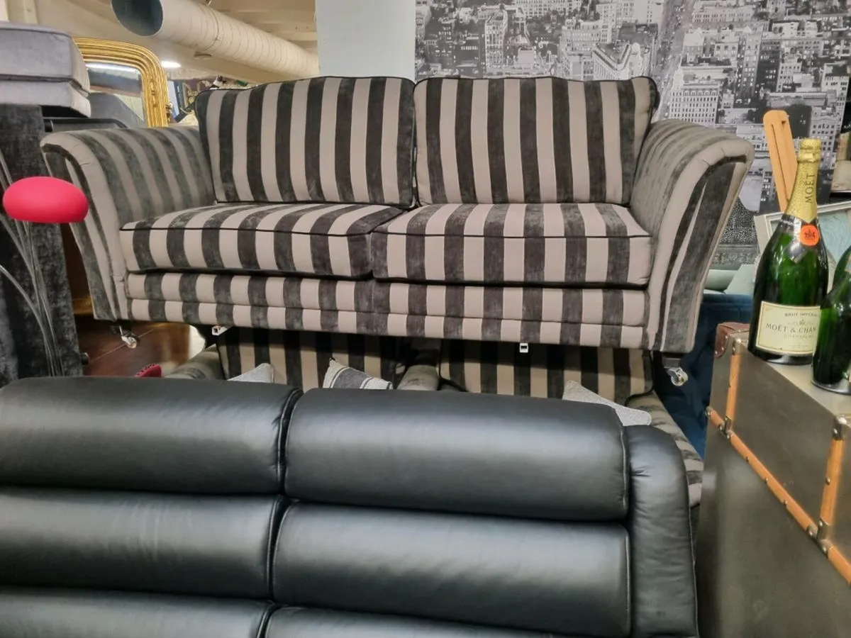 3 seater and chairs