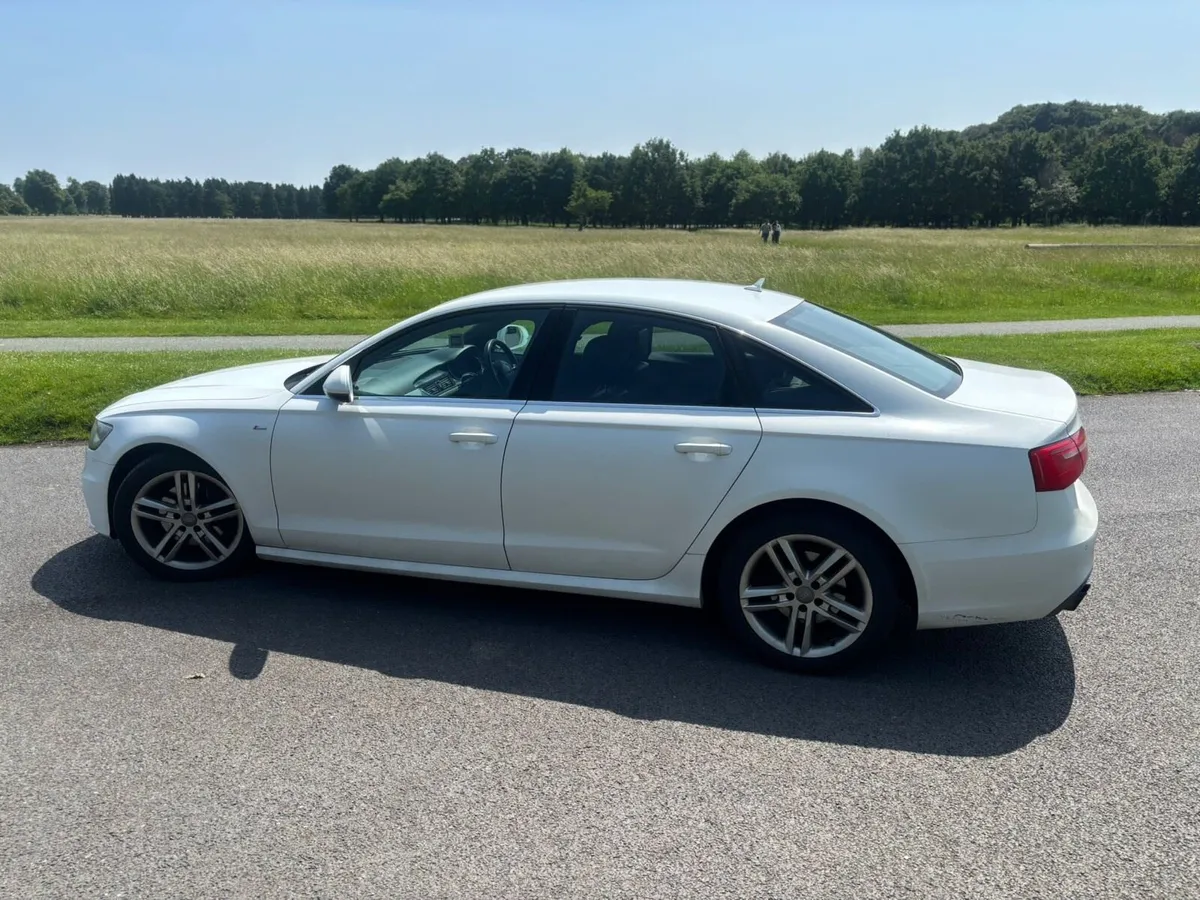 2013 Audi A6 S-Line White Manual - Image 3