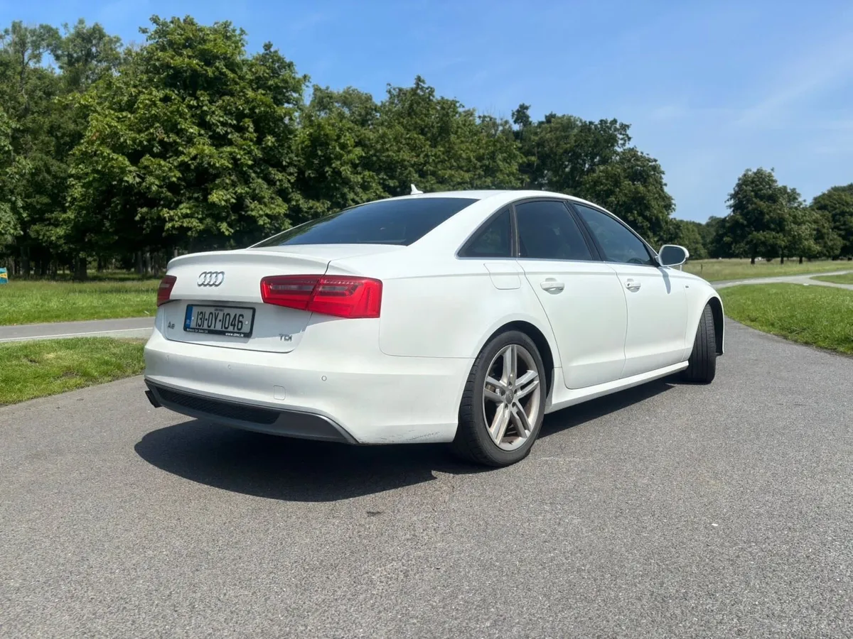2013 Audi A6 S-Line White Manual - Image 4