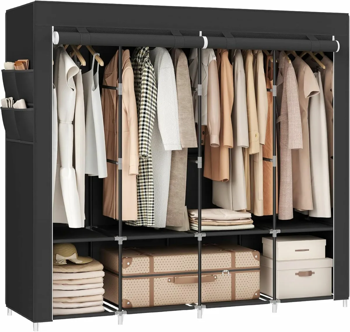 Clothes Wardrobe Portable Closet Garment Organise - Image 1