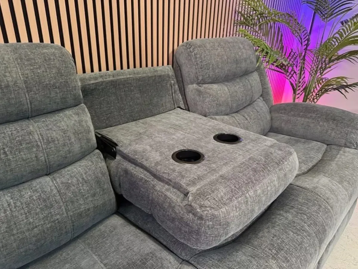 New Almeria Fabric Sofa Sets Free Delivery - Image 4