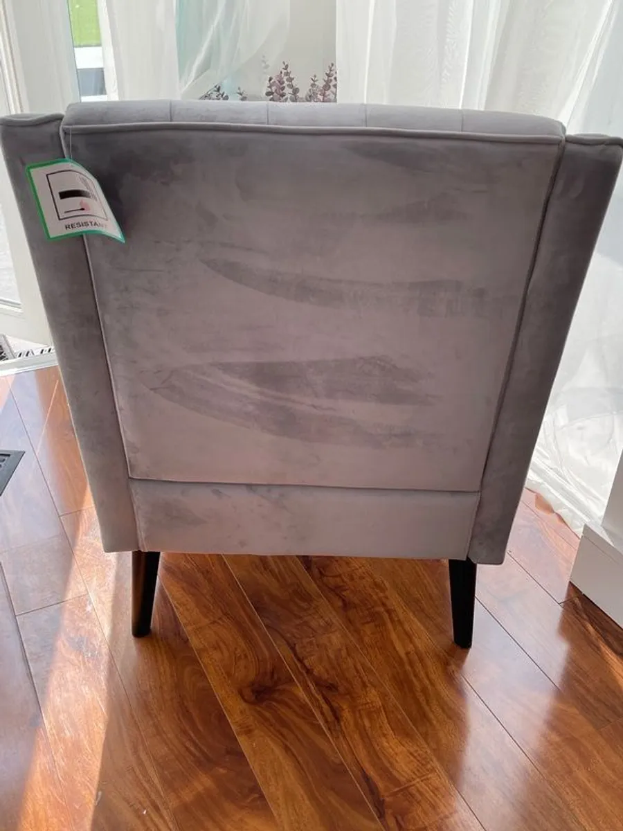 grey occasional chair - Image 3