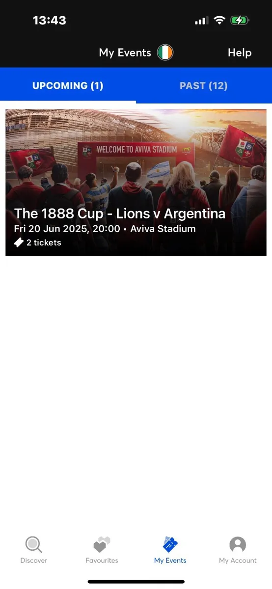 The 1888 Cup - Lions v Argentina  Fri 20 Jun 2025,