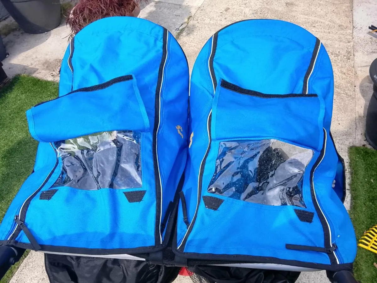Our and About double buggy blue - Image 4