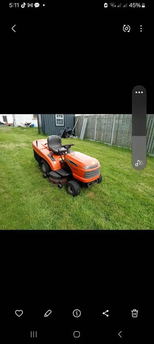 Husqvarna Ride on mower - Image 1
