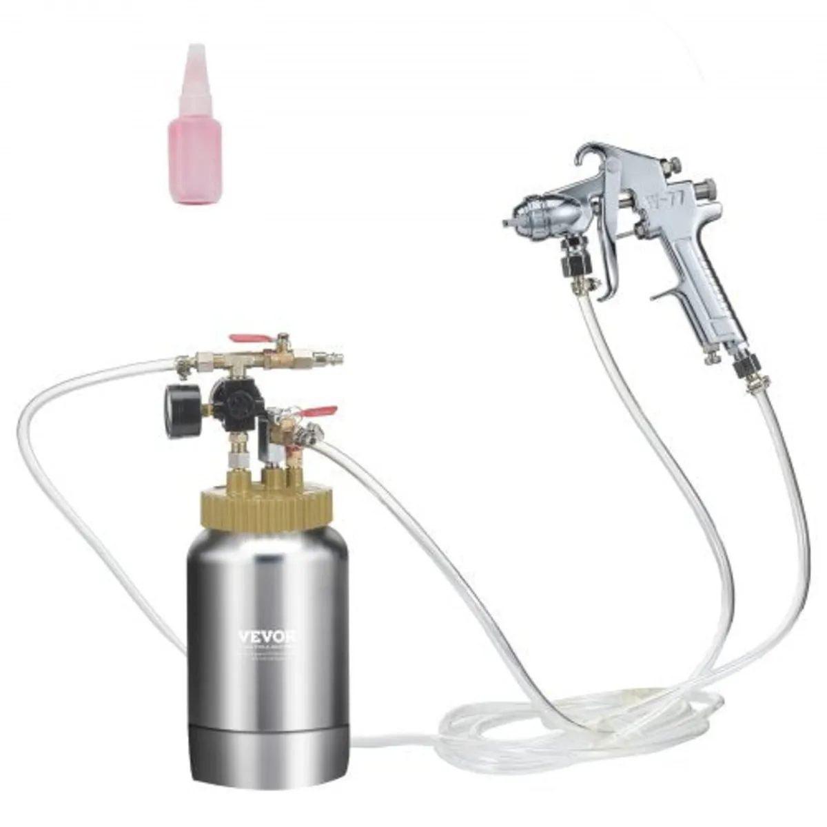 Spray Paint Pressure Pot Tank, 2L/0.5gal Lightweig