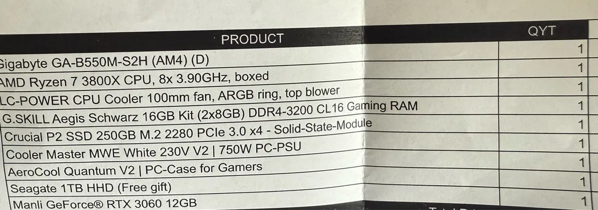 Custom built Gaming PC set - Image 2
