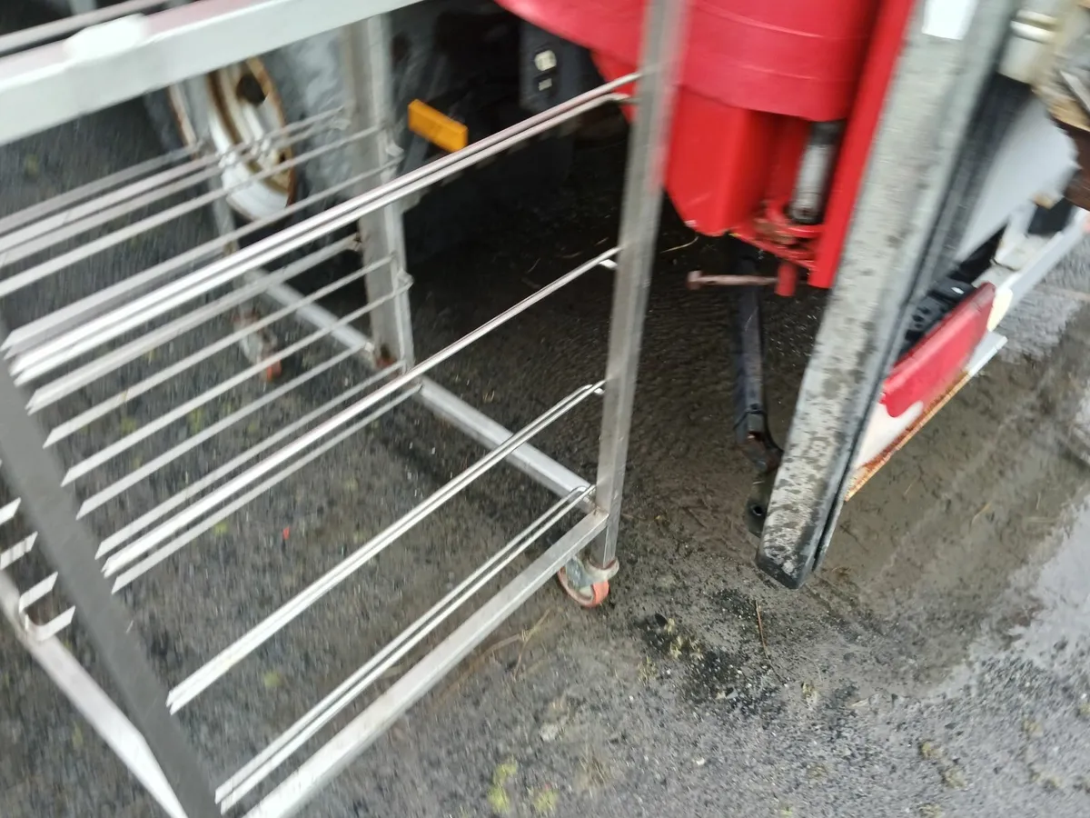 Stainless steel trolly fir trays ..delivered - Image 2