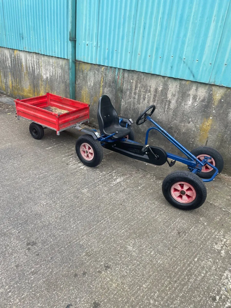 Large grant go kart and grant tipping trailer - Image 2