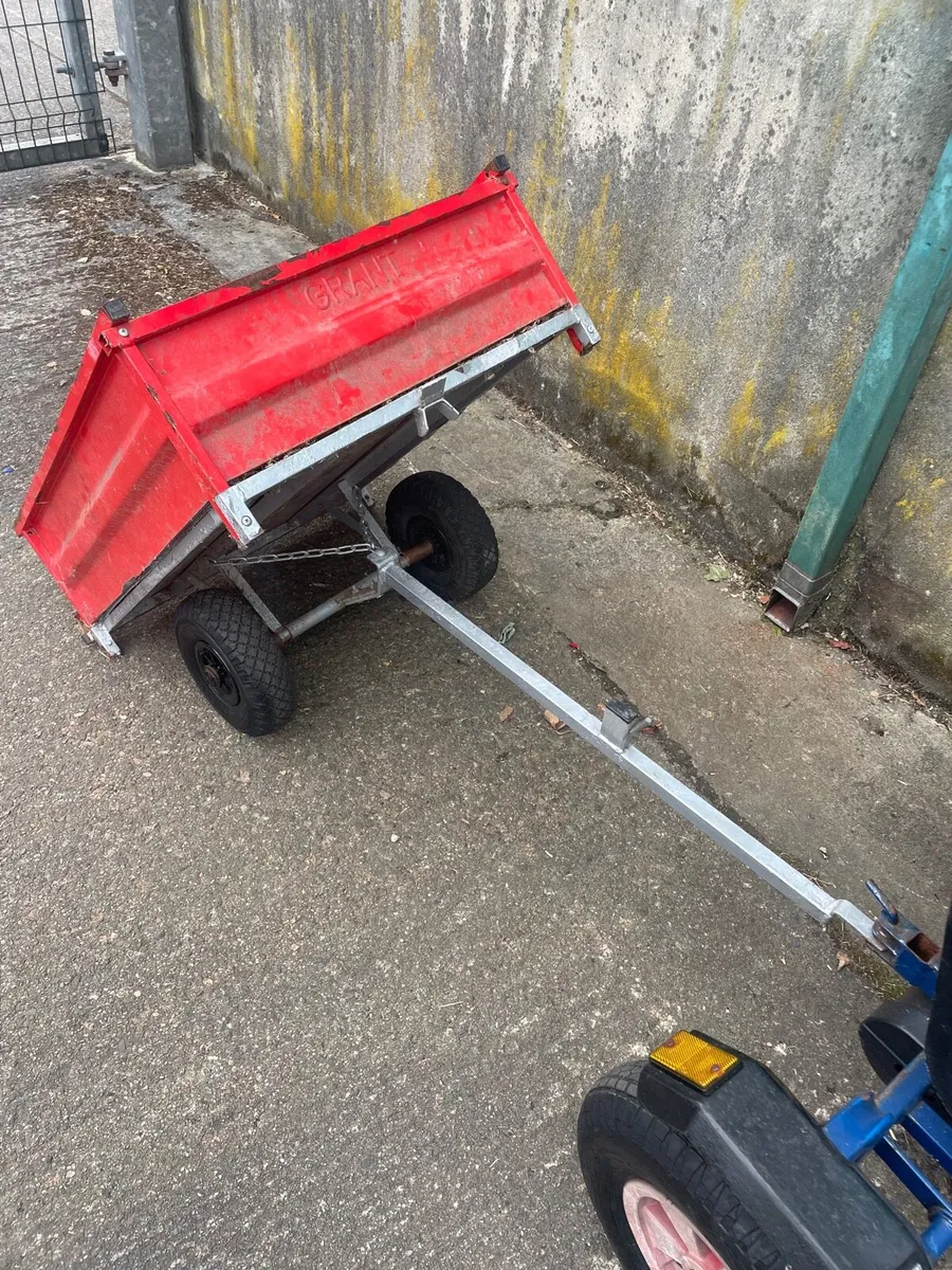 Large grant go kart and grant tipping trailer - Image 4