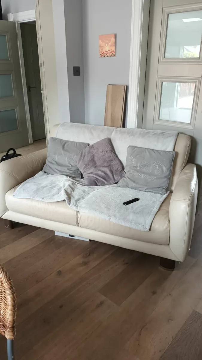 Leather sofa