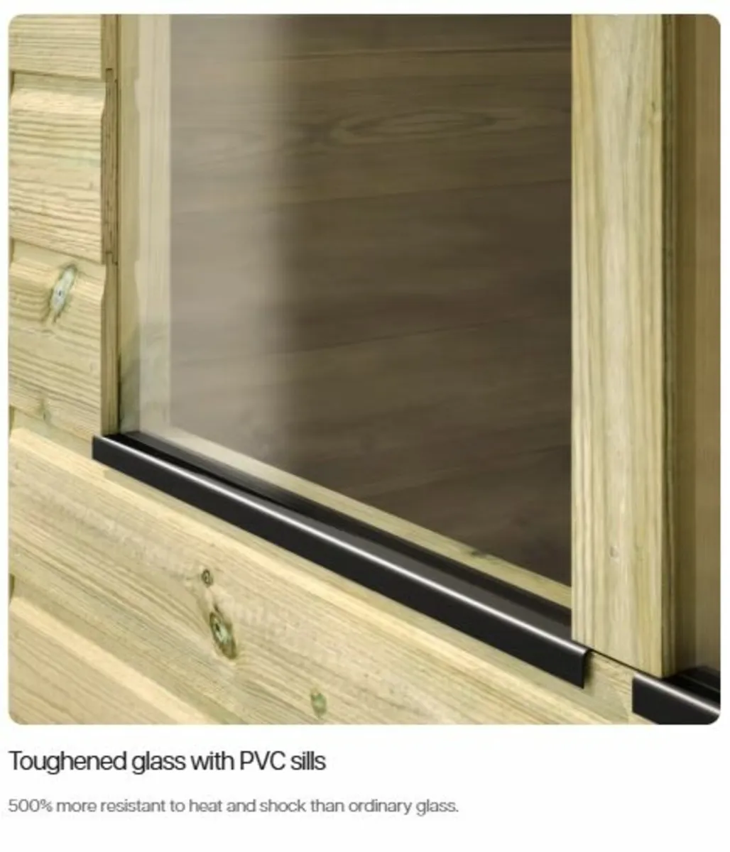 10x20  Pressure Treated Garden Sheds - Image 2