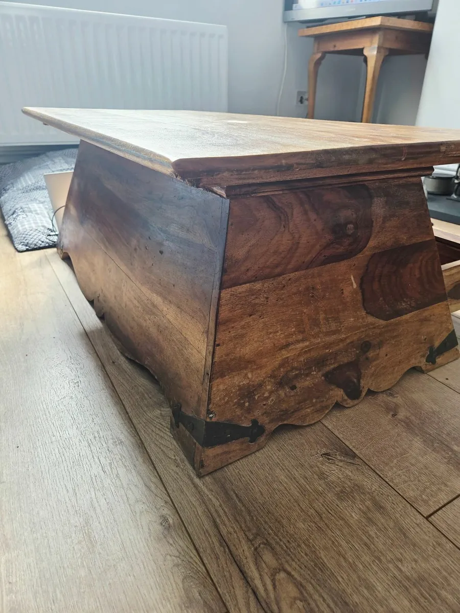 Wooden Chest  Coffee table - Image 3