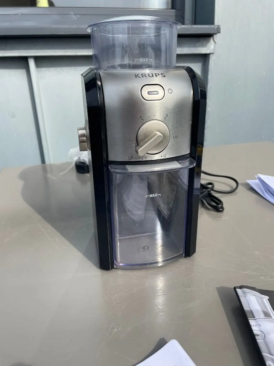 Krupps Electric Burr Coffee Grinder - Image 1