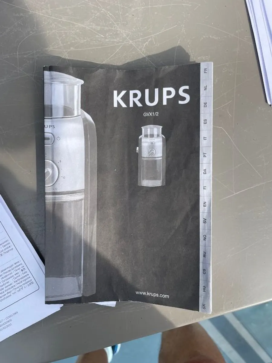 Krupps Electric Burr Coffee Grinder - Image 2