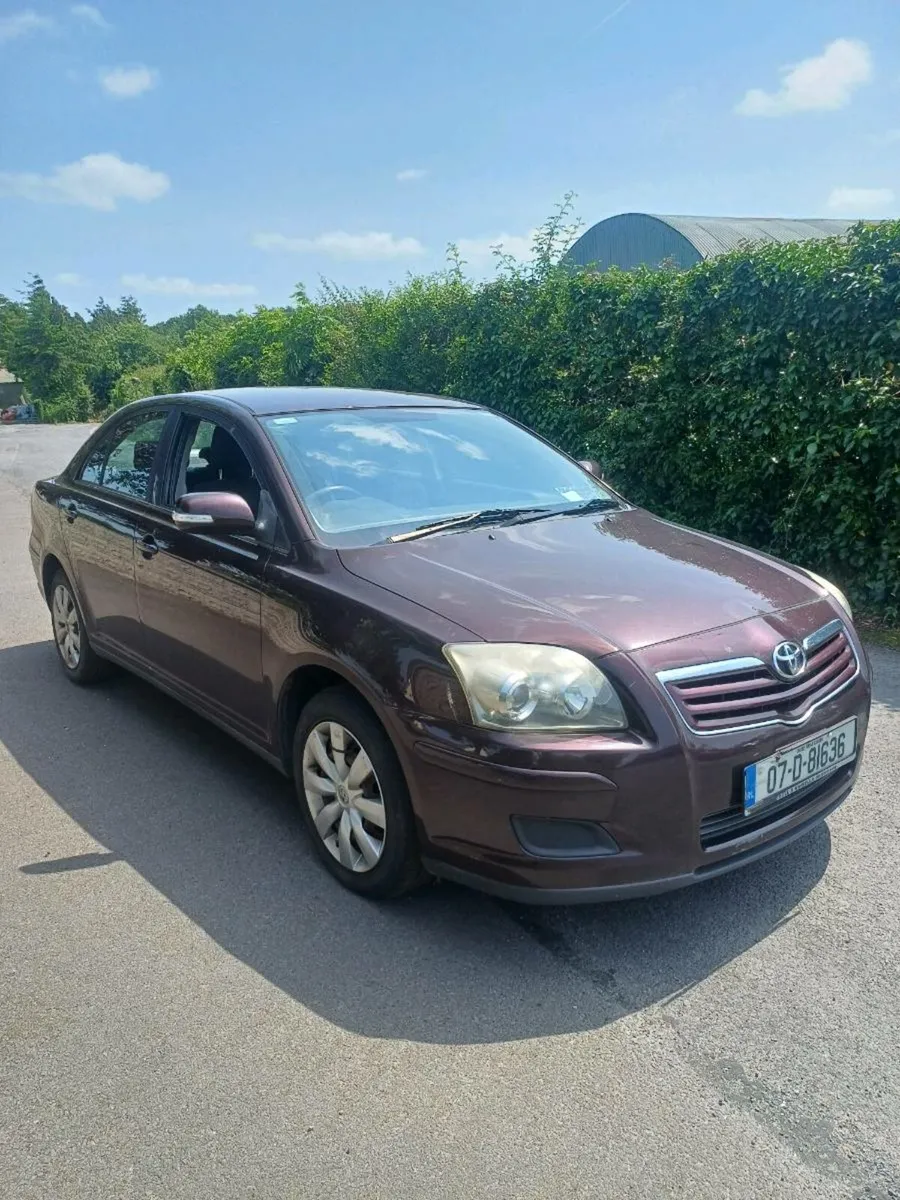 TOYOTA AVENSIS 2007 LOW KM 1 OWNER - Image 1