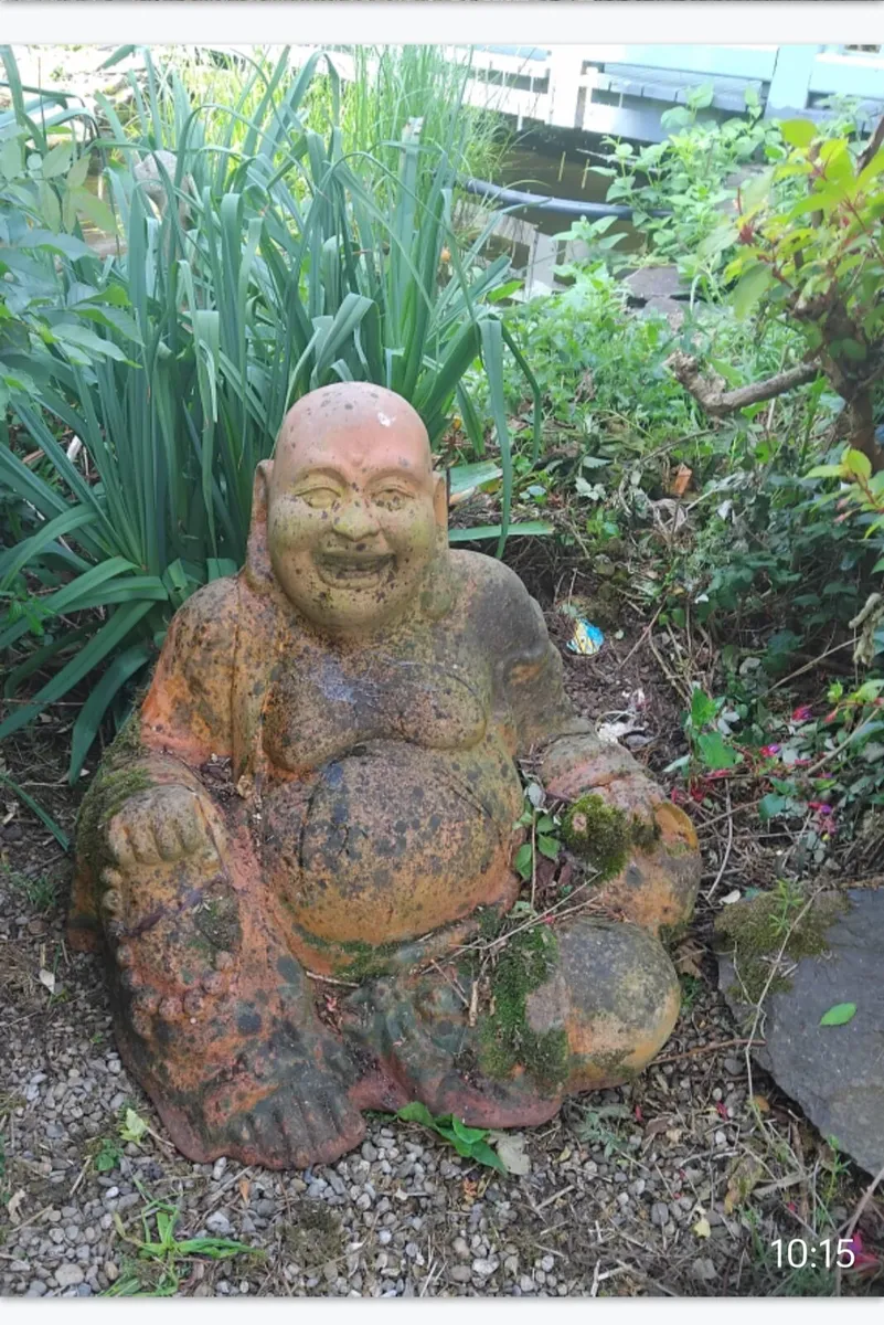 Garden terracotta Buddha