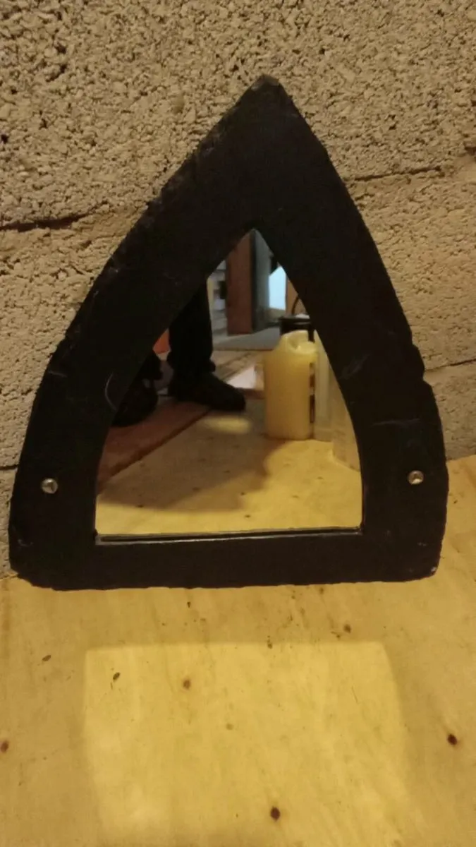 Slate framed mirror - Image 1