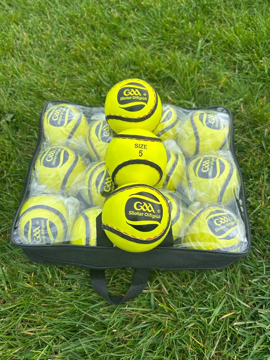 Sliotars size 5  yellow/ Hurley/ Hurling - Image 1