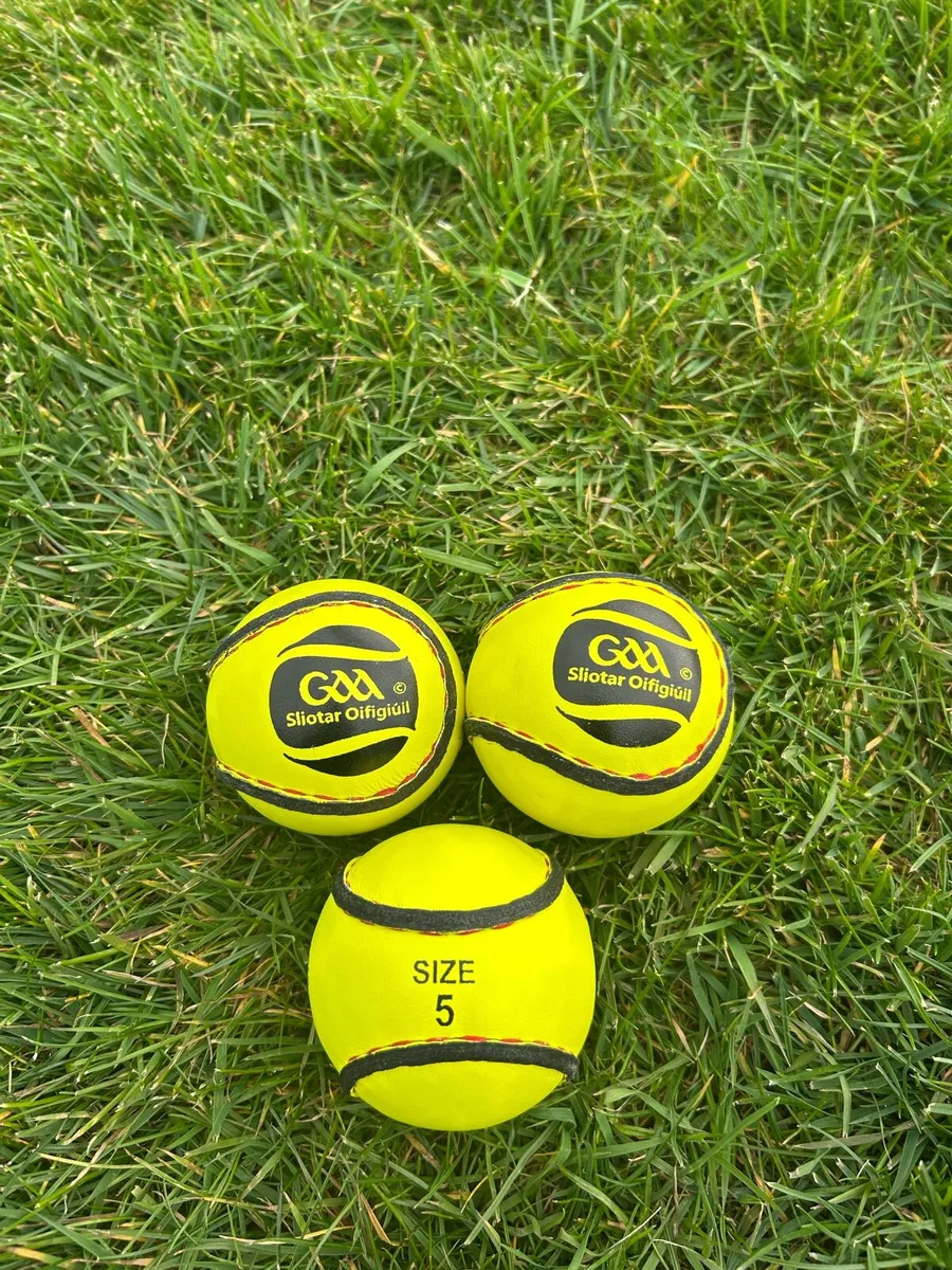 Sliotars size 5  yellow/ Hurley/ Hurling - Image 3