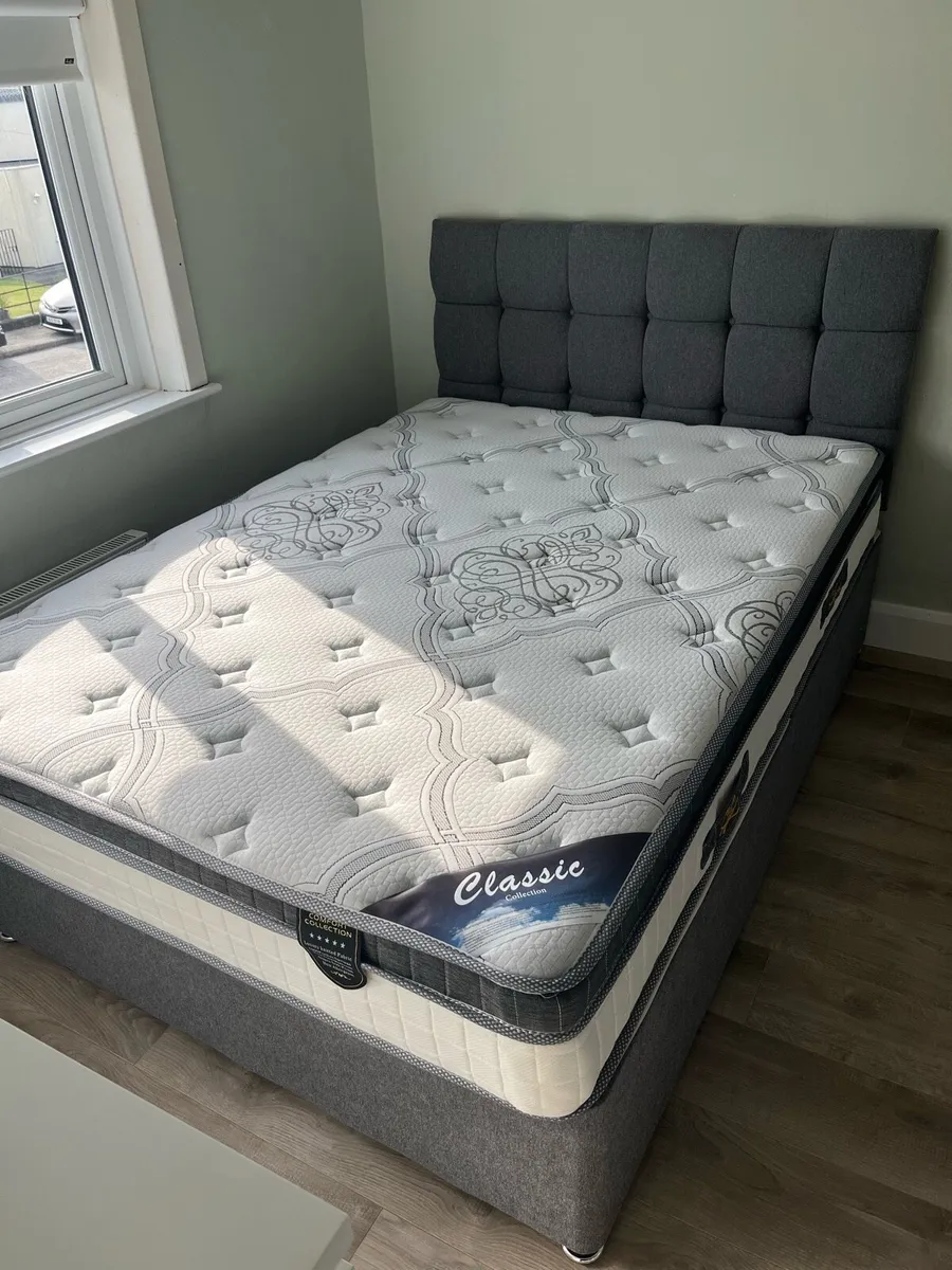 Bed and frame - Image 1
