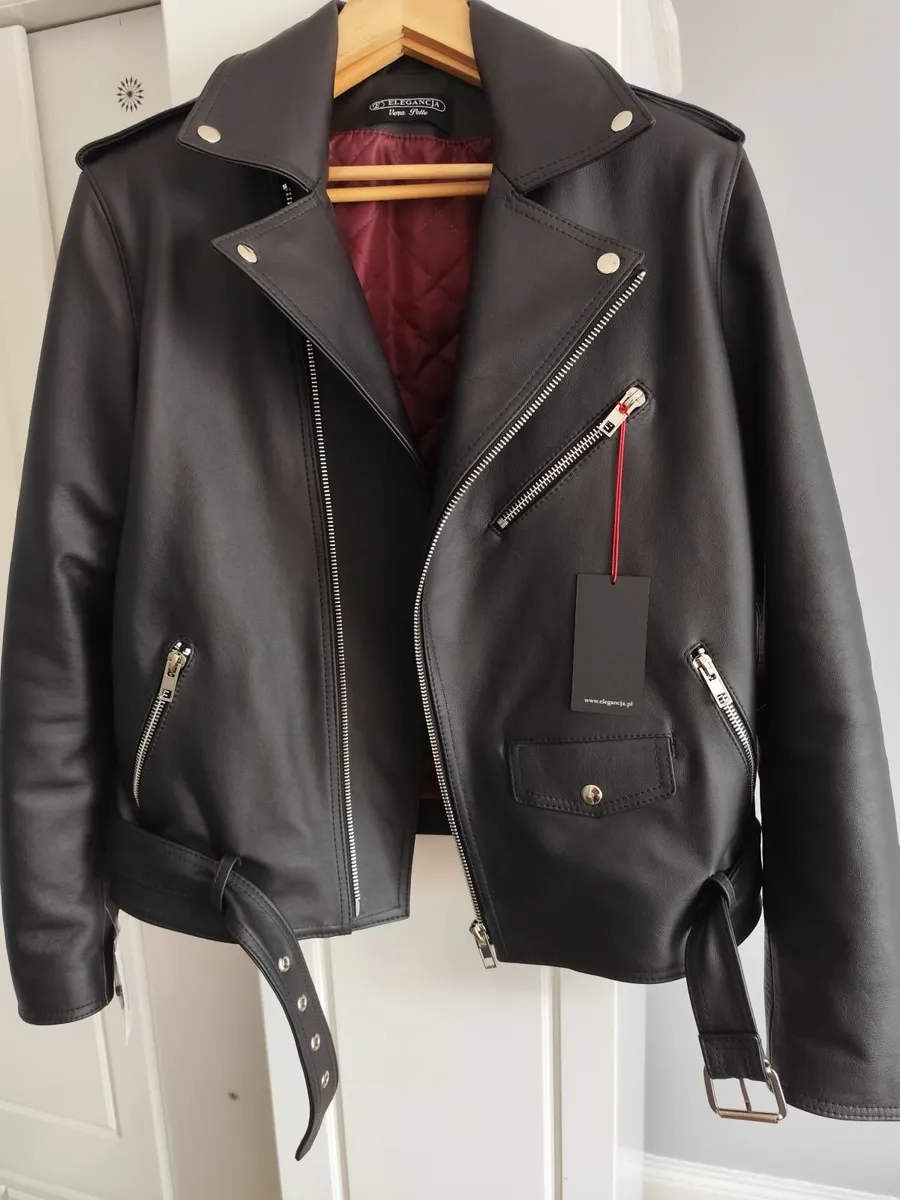 leather biker jacket