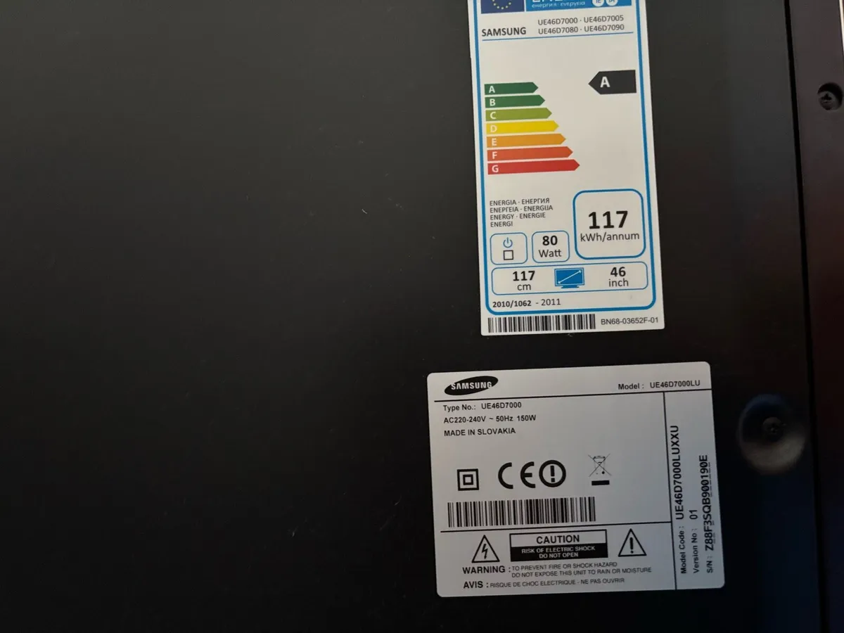Samsung 46” Smart TV - Image 2