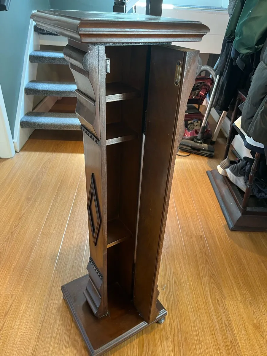 Antique Mahogany Tall Corner with secret storage - Image 3