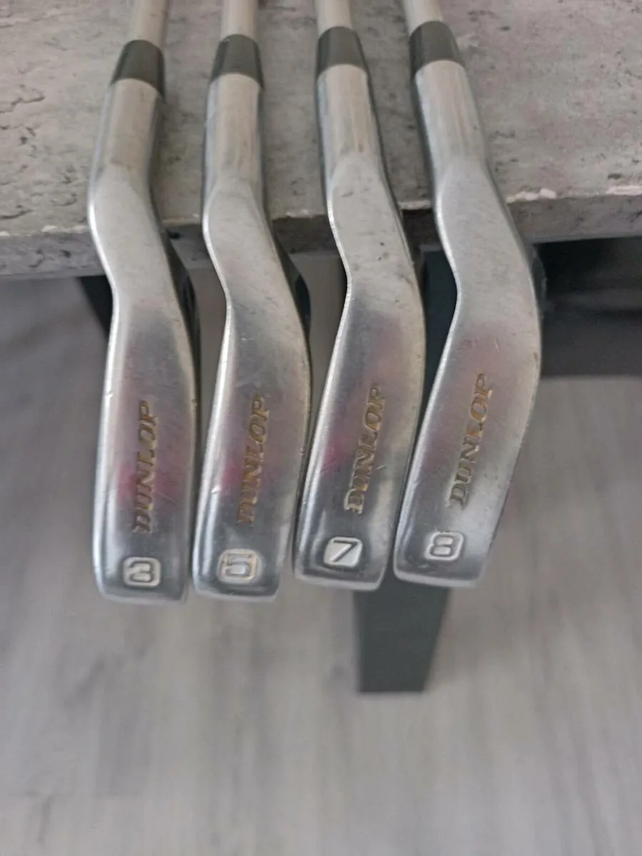 Dunlop Golf irons. Right handed clubs. - Image 1