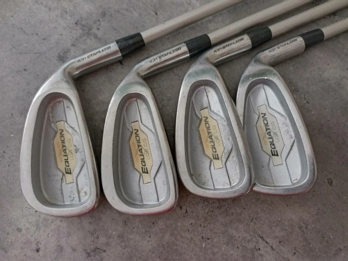 Dunlop Golf irons. Right handed clubs. - Image 2