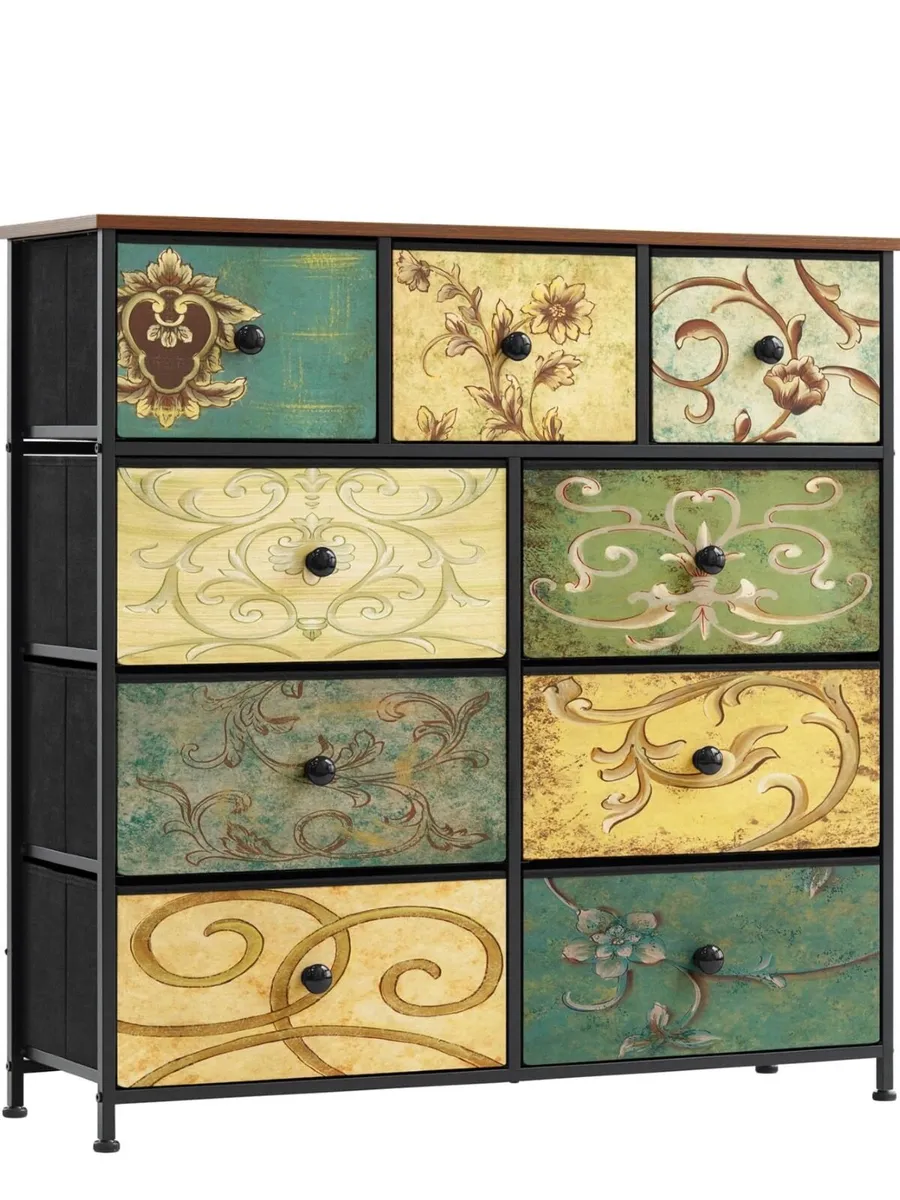 Chest of Drawers Bedroom Furniture with 9 Drawers - Image 1