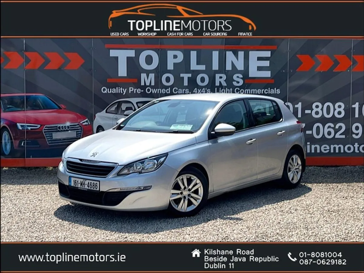 Peugeot 308  1.6 Blue Hdi//new Nct//auto//nice Ca - Image 1