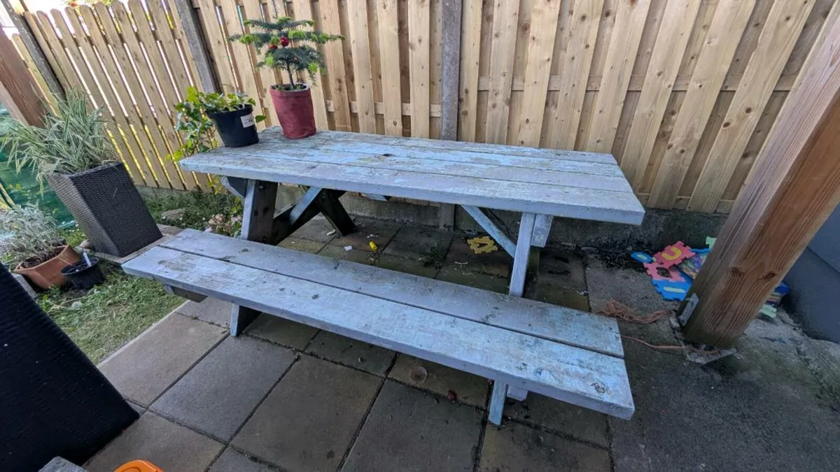 Heavy Duty Picnic Bench - Image 1