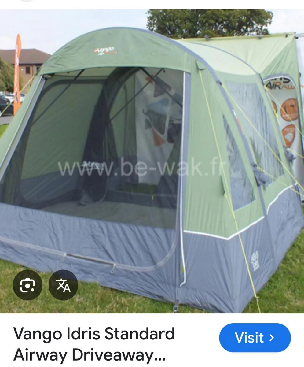 Vango idris drive away air beam tent - Image 2