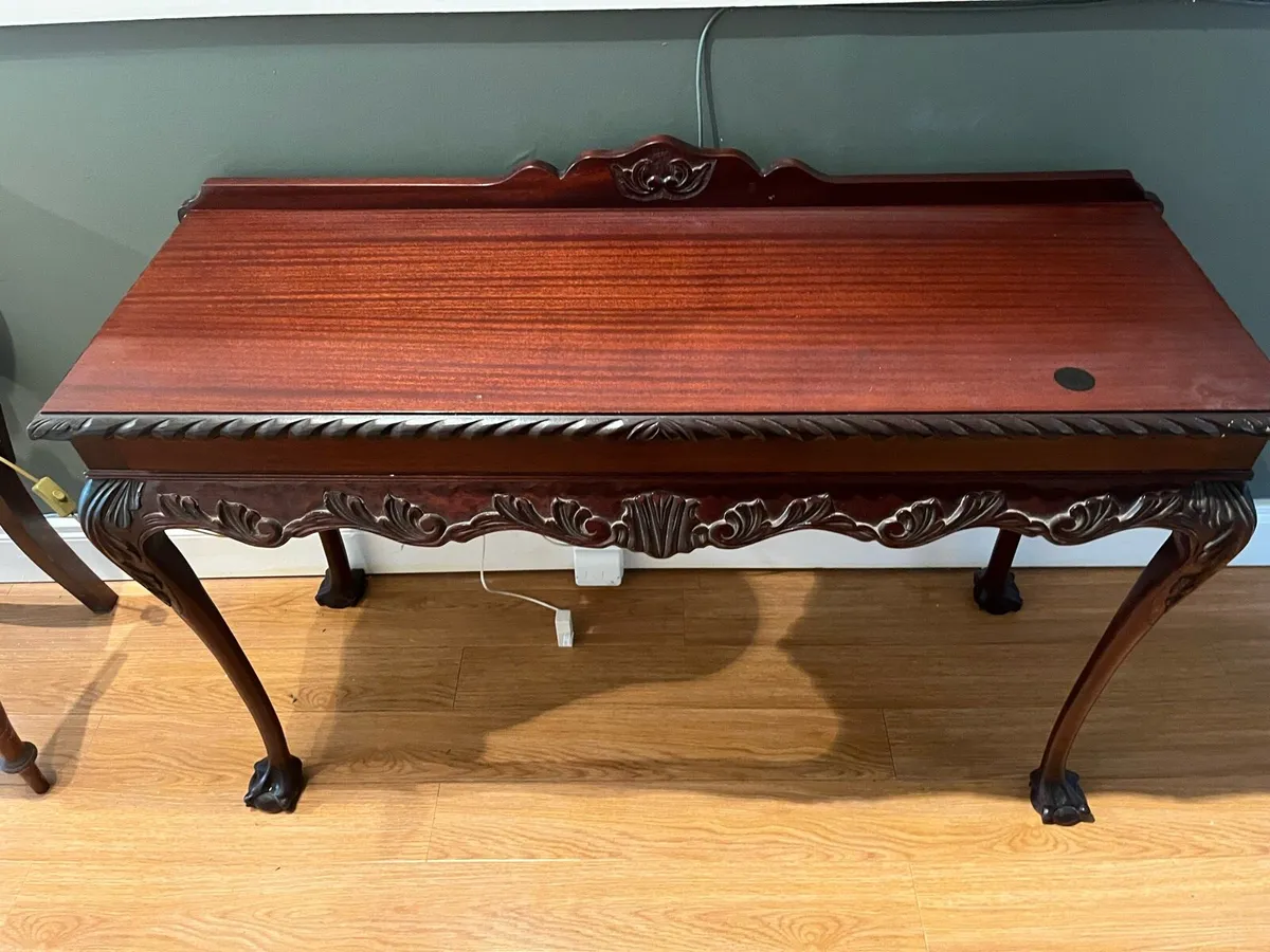 Antique Mahogany Reception or Hallway Table - Image 1