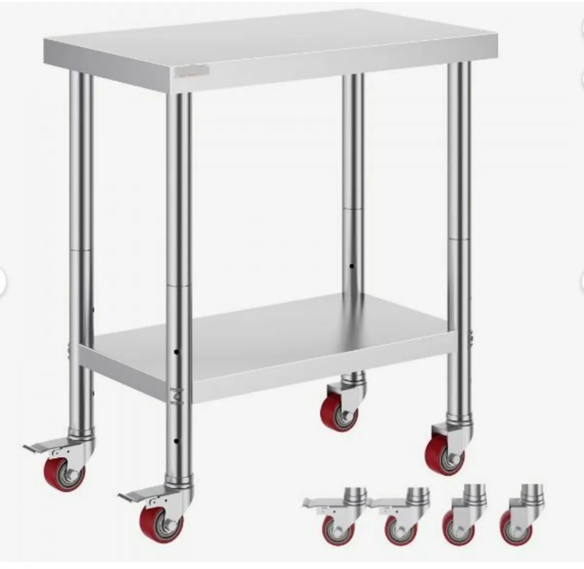 Stainless Steel Catering Work Table 30x18 Inch - Image 1