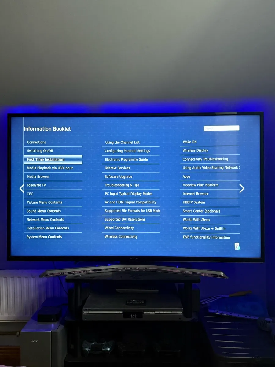 Hitachi 55” Smart 4K LED TV - Image 3