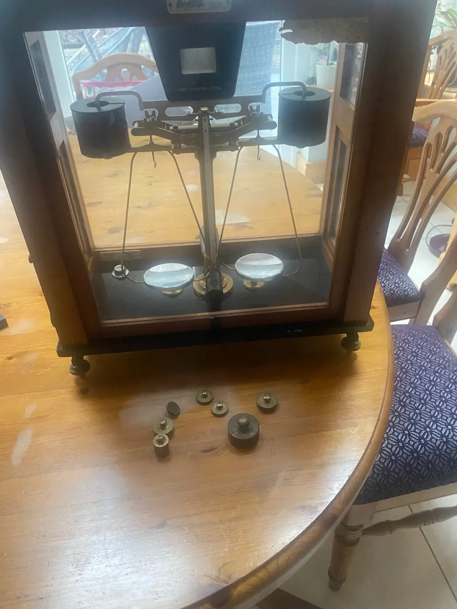 Antique Chemist Scales