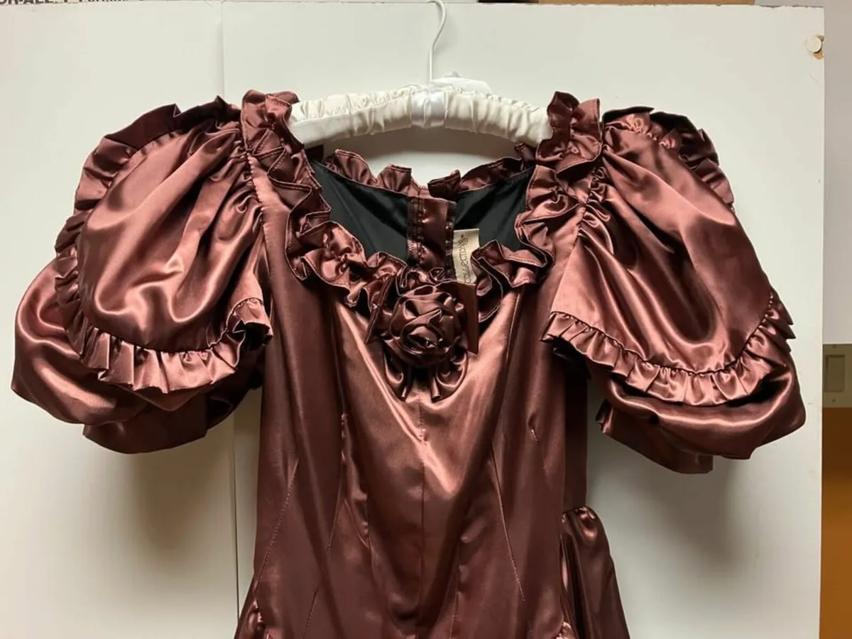 Magnolia Victorian Satin Ball Gown - Image 4