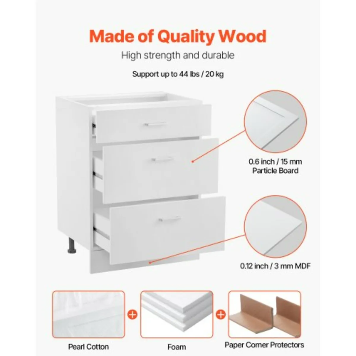 Shaker Base Cabinet 24" W x 19" D x 32" H Ready to - Image 2