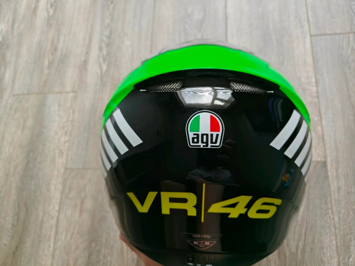 VR 46 agv motorcycle helmet - Image 1