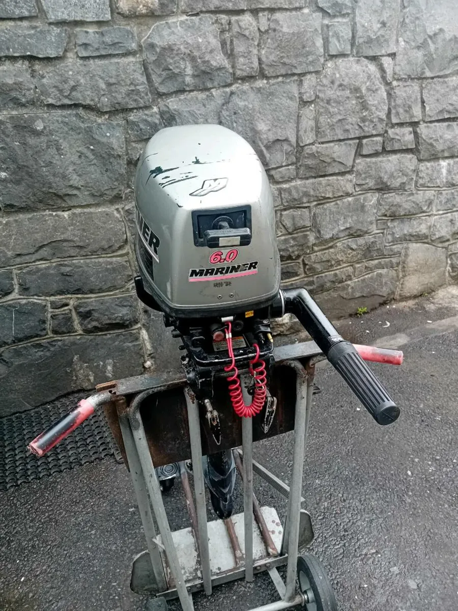 Mariner 6hp outboard engine - Image 4