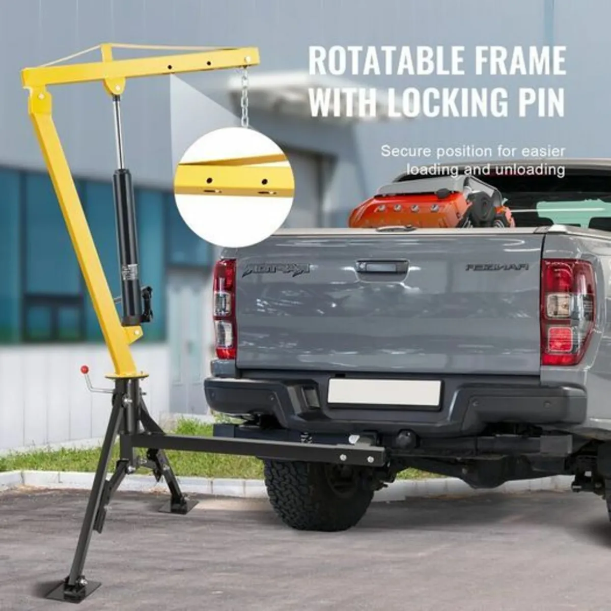 Hydraulic Pickup Truck Crane, 1000 lbs Capacity, 3 - Image 3