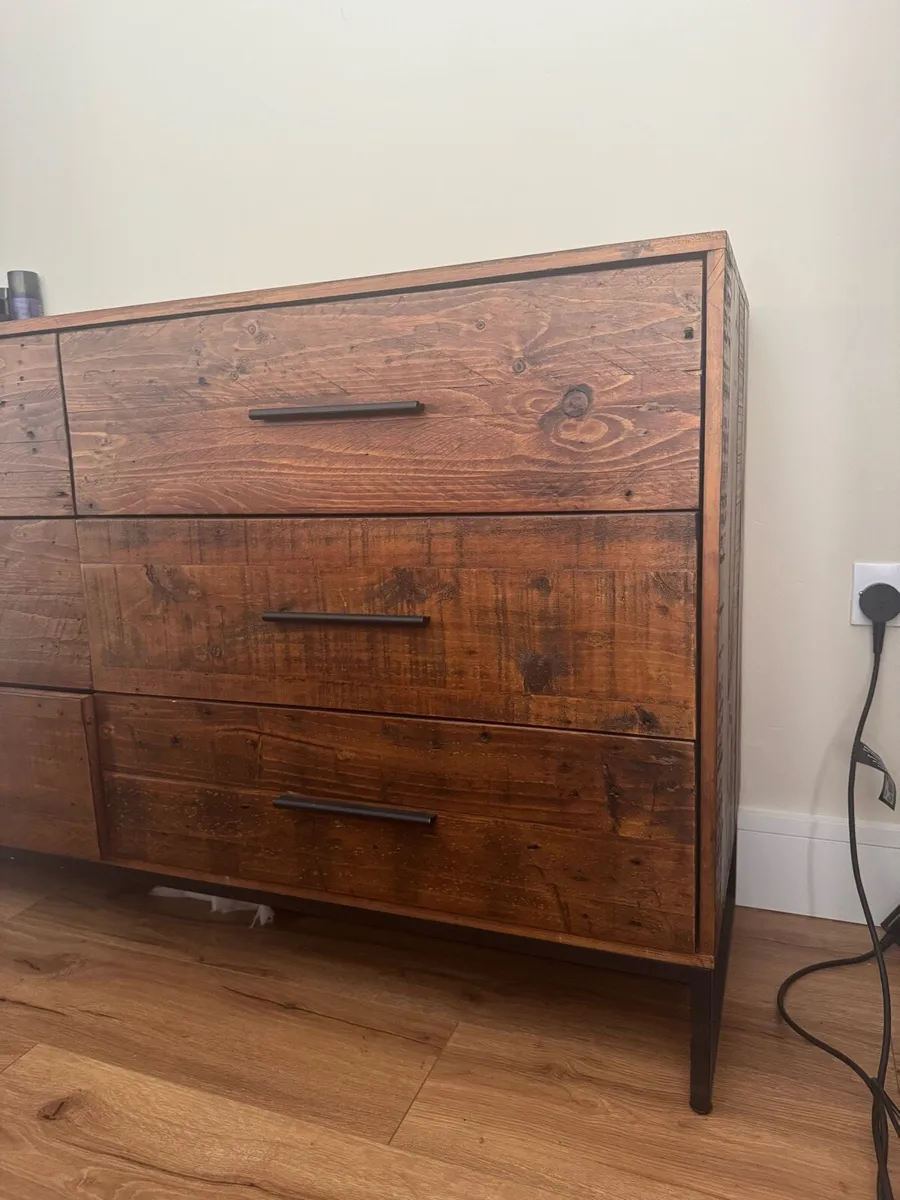 Dark wood chest of drawers - Image 2