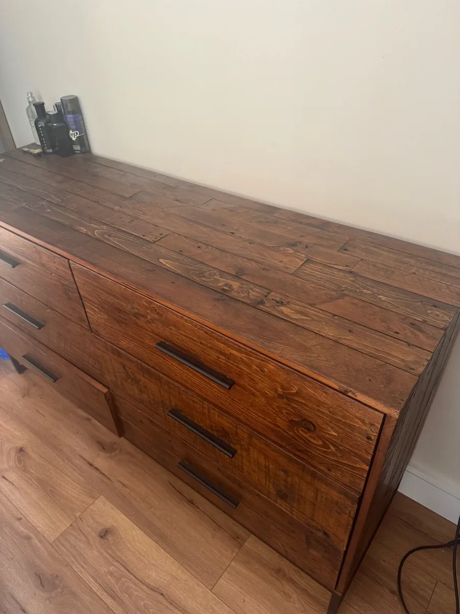 Dark wood chest of drawers - Image 3