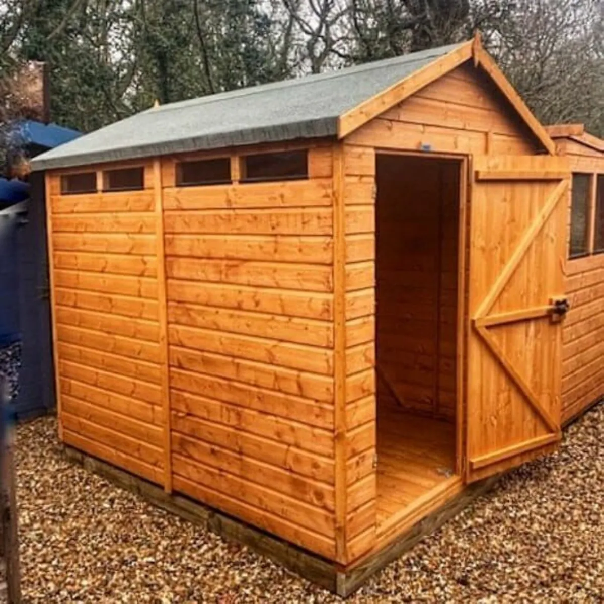 8x6 Security Shed Smaller Windows & Security Lock - Image 2