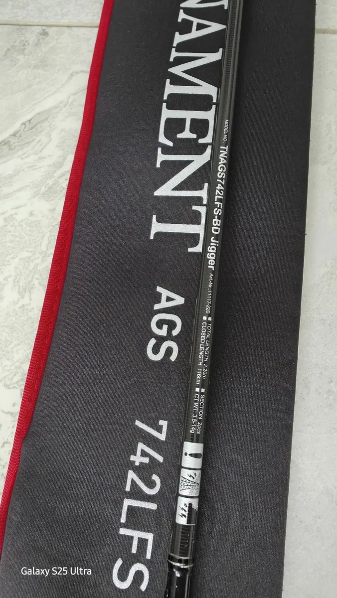 Daiwa Tournament AGS Jigger 2.20m 3.5-14g   rod - Image 4