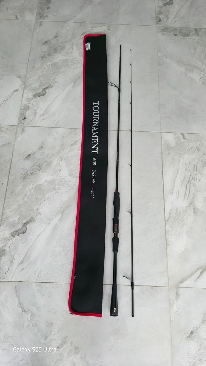 Daiwa Tournament AGS Jigger 2.20m 3.5-14g   rod - Image 1