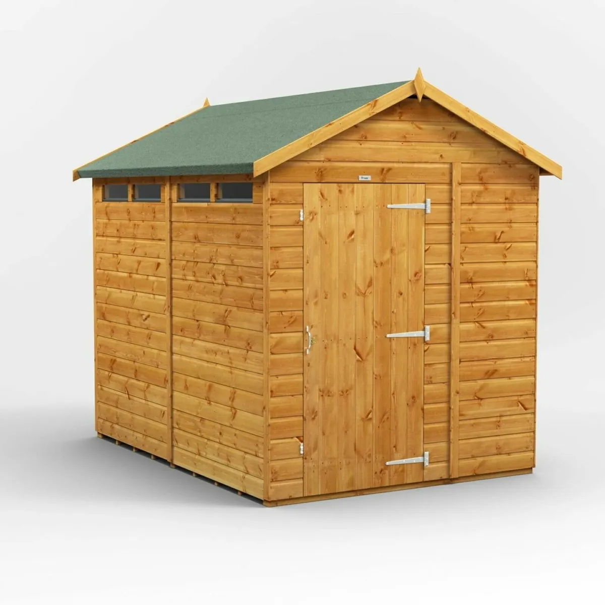 8x6 Security Shed Smaller Windows & Security Lock - Image 1