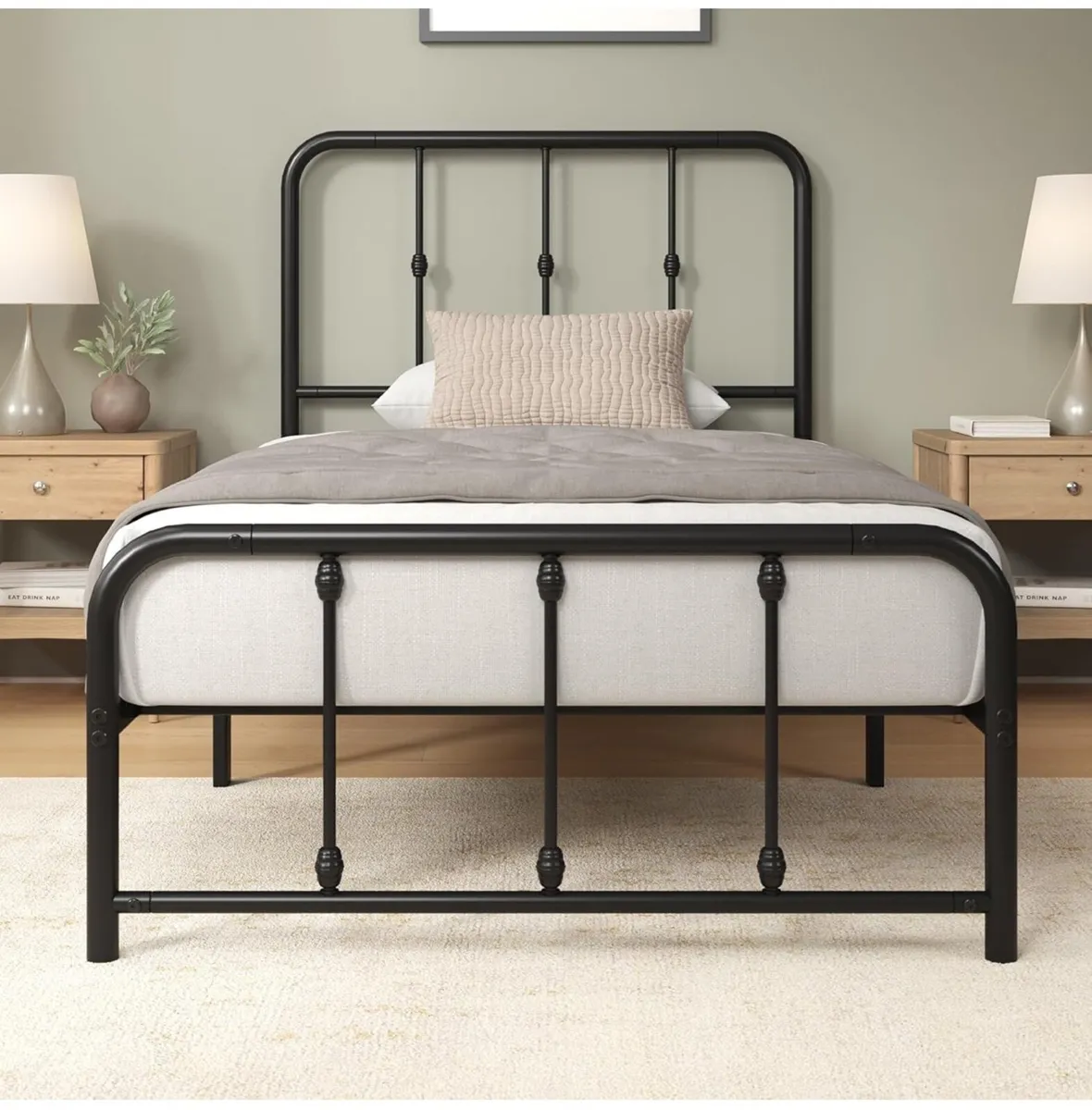 Single Bed Frame – Bed 90x190 cm  35 cm Height - Image 2